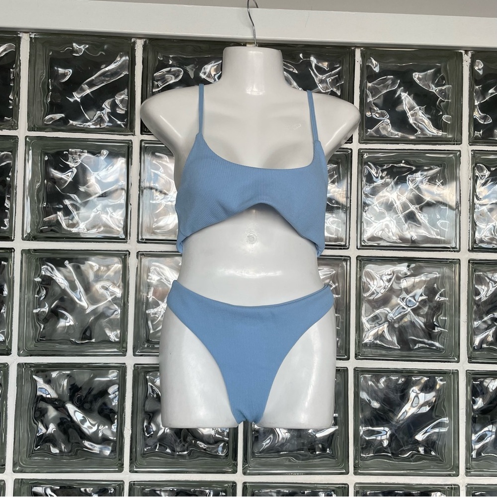 Blue Women's Swimwear Set